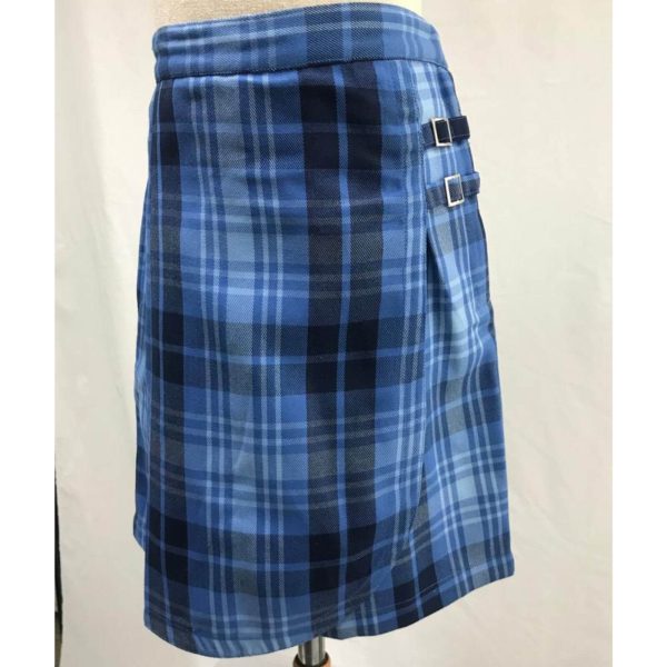 Blue Chex Skirt