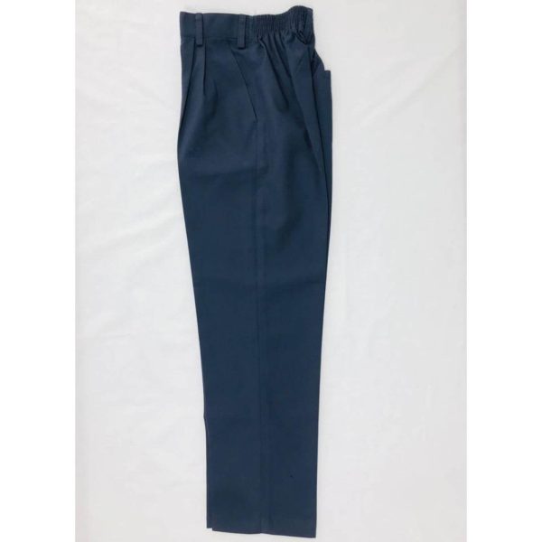 Grey Trouser With Back Elastic
