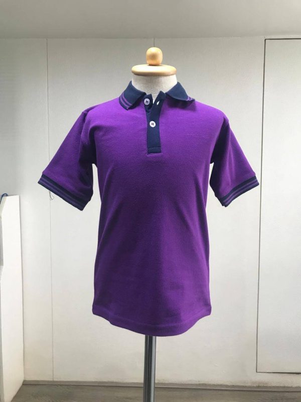 Unisex Purple T-Shirts Half Sleeves